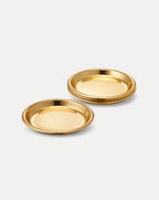 Veronica Beard Marzia Gold Coaster Set - Gold