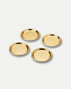 Veronica Beard Marzia Gold Coaster Set