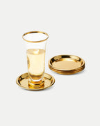 Veronica Beard Marzia Gold Coaster Set