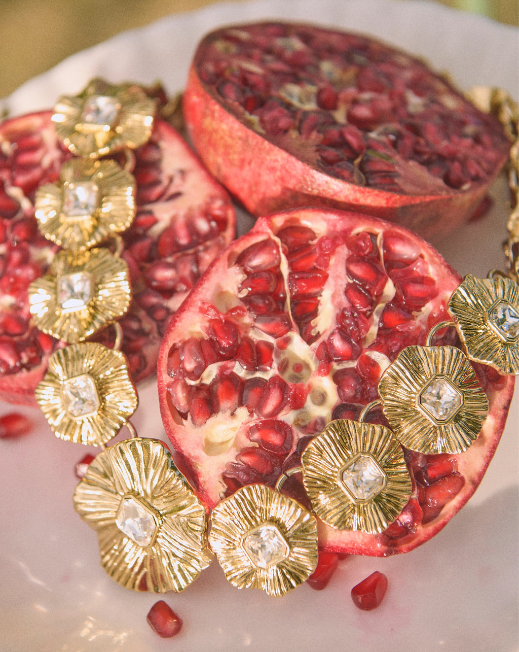 Collier fantaisie doré