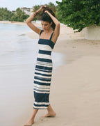 Robe midi rayée Ella