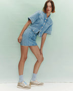 Veste en denim courte Malcom