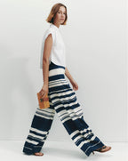 Pantalon à taille croisée Heron