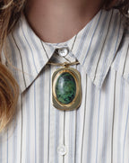 Turquoise Cabochon Collar Necklace