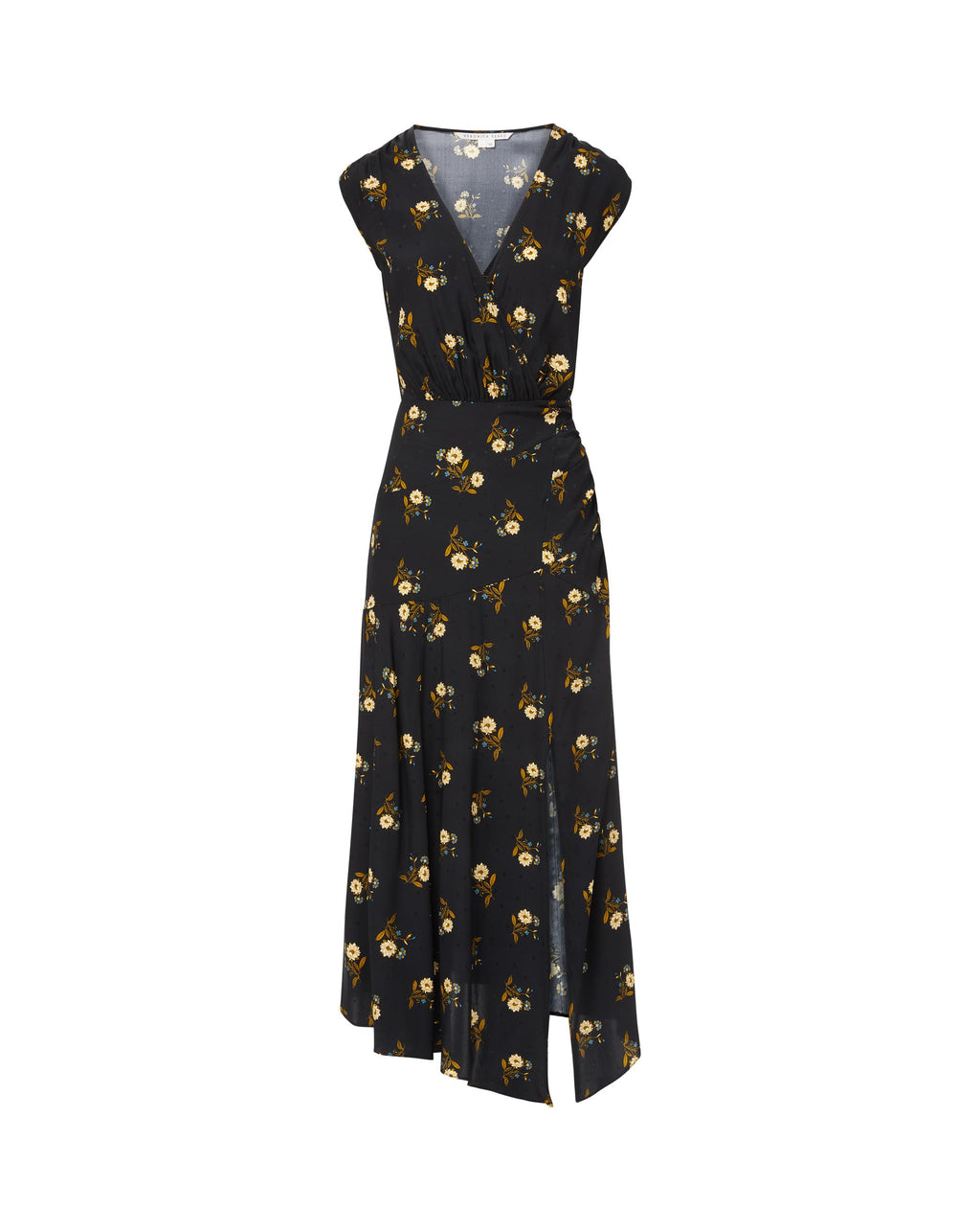 Veronica Beard Wixson Floral Dress - Black Multi