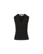 Veronica Beard Sid Knit Tank Top - Black