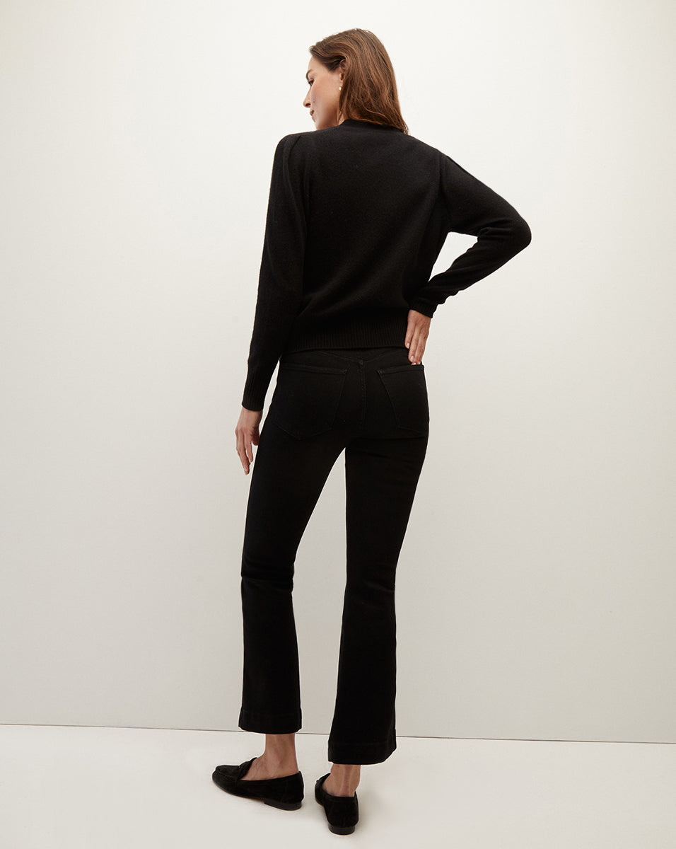 Veronica Beard Solene Cashmere Cardigan - Black