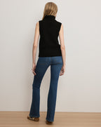 Veronica Beard Mazzy Cashmere Sleeveless Sweater - Black