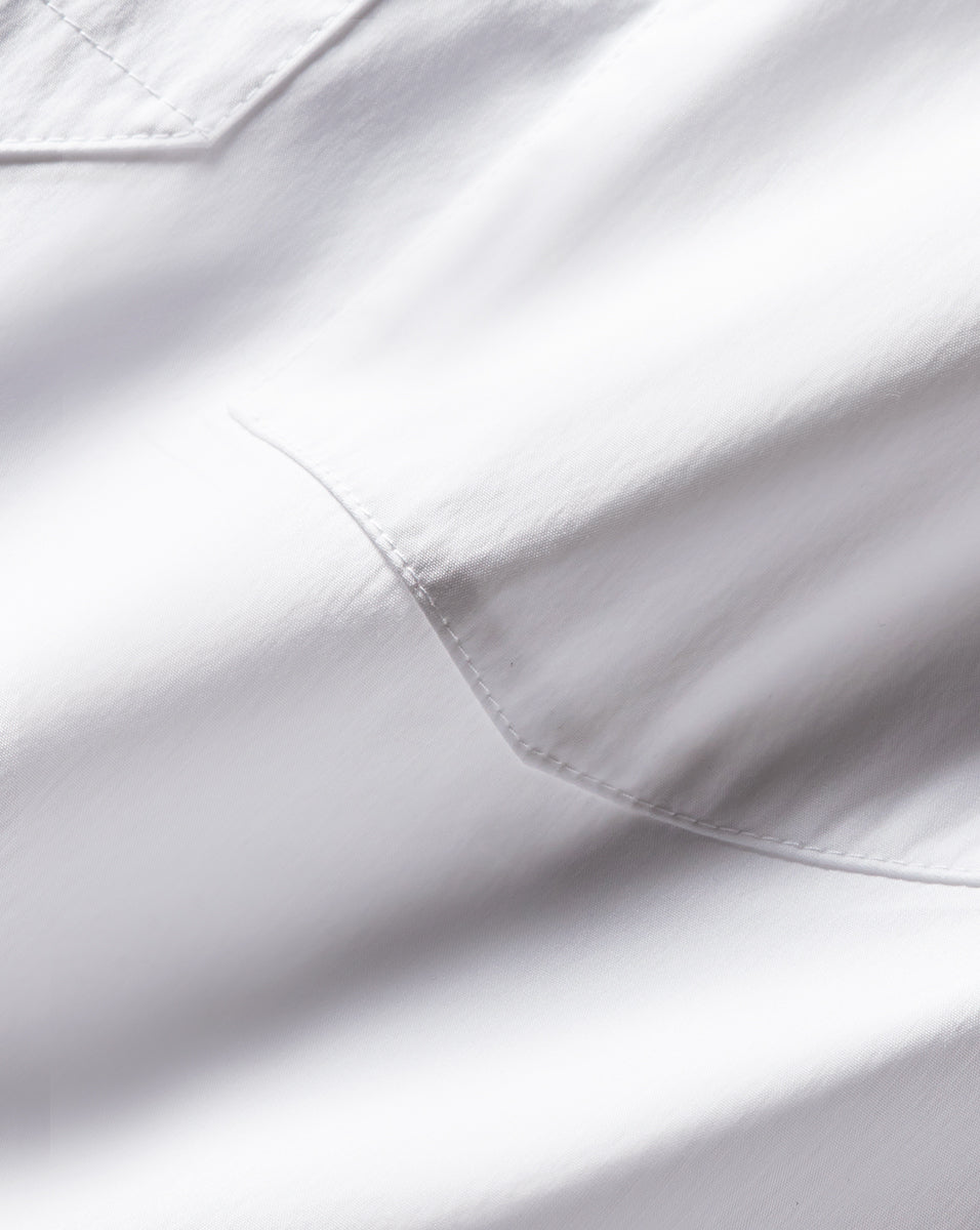 Veronica Beard Khai Poplin Top - White