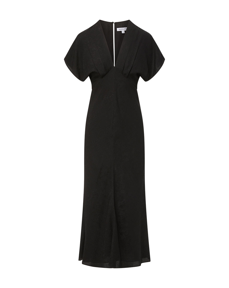 Veronica Beard Seymour Silk Dress - Black
