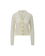 Veronica Beard Solene Cashmere Cardigan Ivory