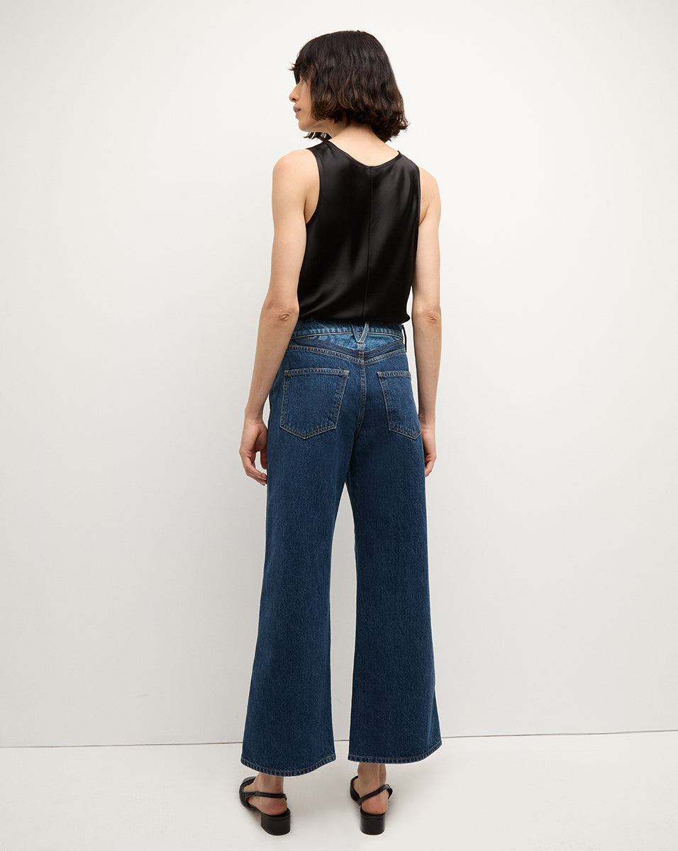 Veronica Beard Sabrina Stretch-Silk Tank - Black
