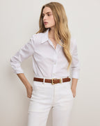 Veronica Beard Marisol Button-Down Shirt - White