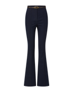 Veronica Beard Gracie Belted Denim Pant - Midnight Wash