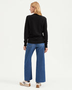 Veronica Beard Coleta Cashmere Sweater - Black