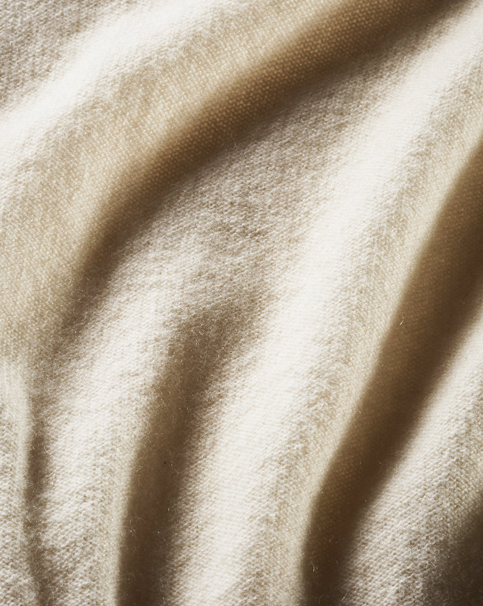 Veronica Beard Coleta V-Neck Cashmere Sweater - Ivory