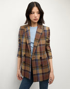 Veronica Beard Oria Wool Dickey Jacket - Russet Multi