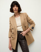 Veronica Beard Ellette Italian Camel Hair Dickey Jacket - Camel