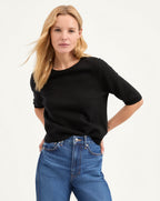 Veronica Beard Shana Cashmere Sweater - Black