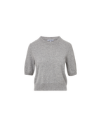 Veronica Beard Shana Cashmere Sweater - Heather Grey