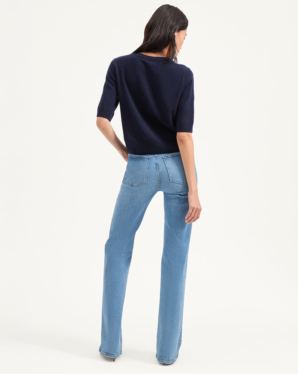 Veronica Beard Shana Cashmere Sweater - Navy