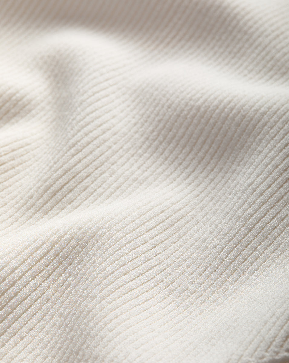 Veronica Beard Sid Crew-Neck Knit Tank Top - Off-White