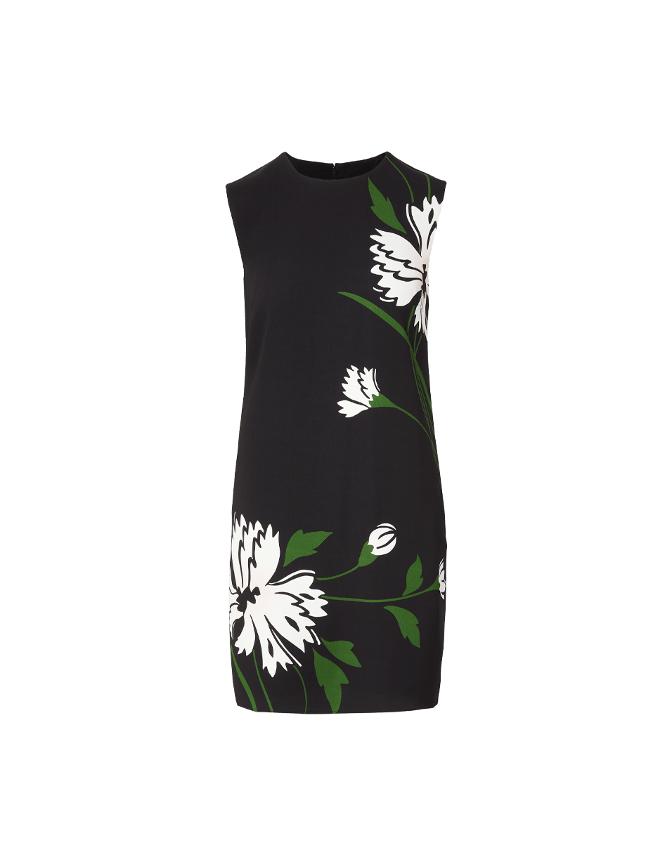 Veronica Beard Cromwell Shift Dress - Black Multi