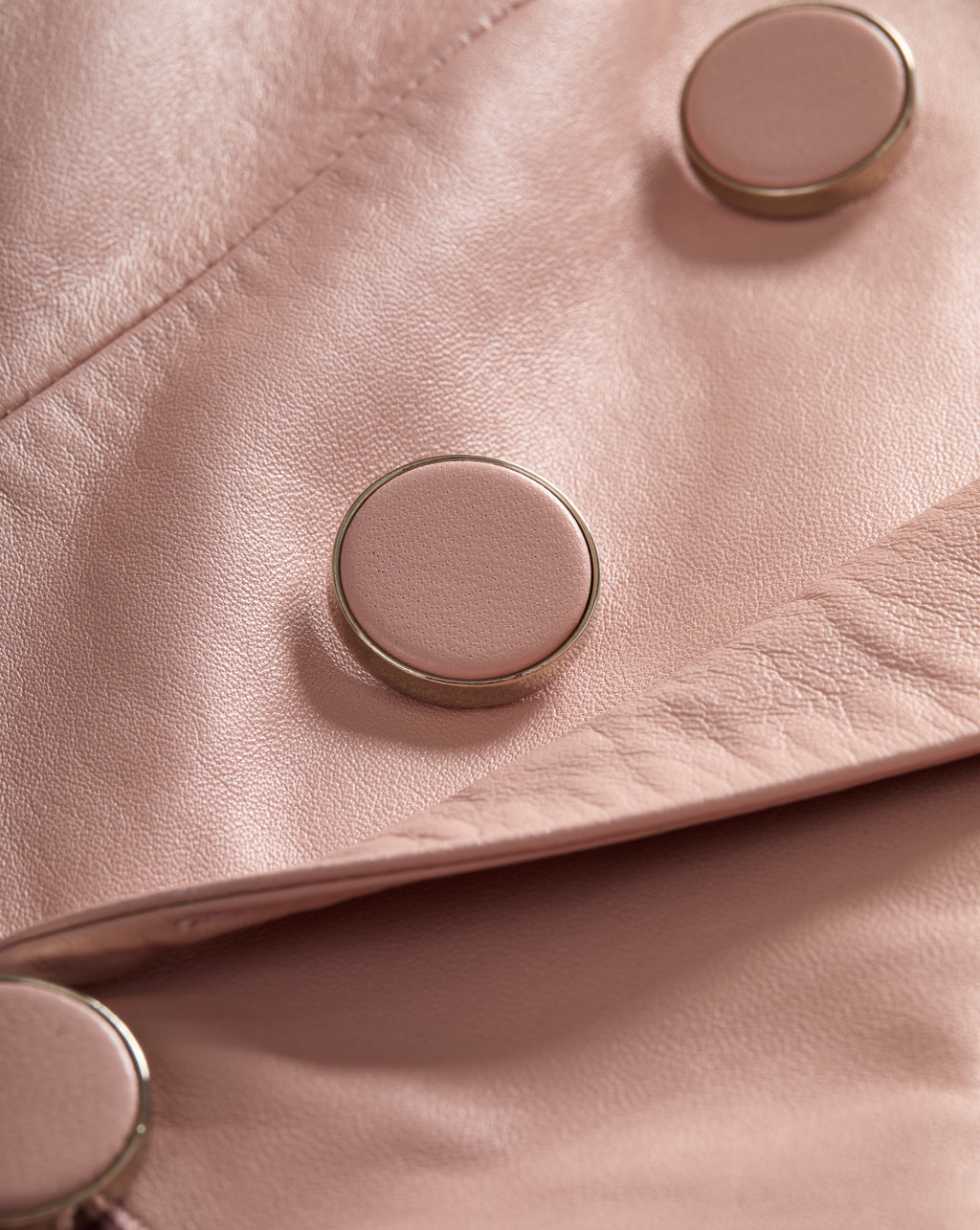 Veronica Beard Miller Leather Dickey Jacket - Pink Clay
