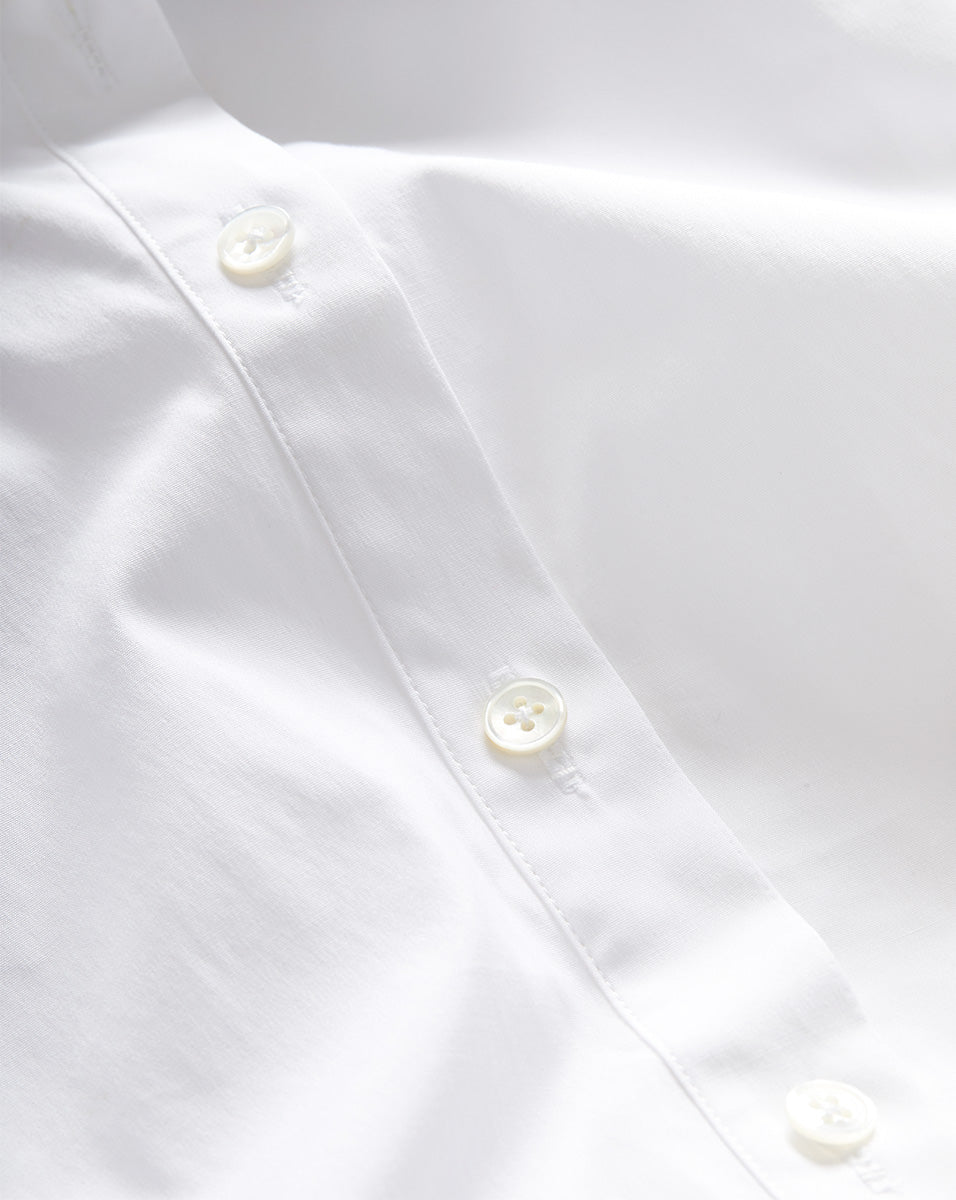 Veronica Beard Regina Sleeveless Button-Down Shirt - White