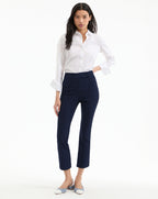 Veronica Beard Dell Jacquard Pant - Navy
