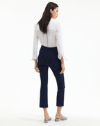 Veronica Beard Dell Jacquard Pant - Navy