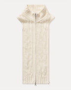 Veronica Beard Radia Silk-Linen Dickey - Off-White