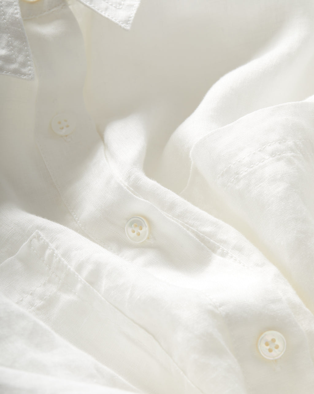 Veronica Beard Gil Linen Shirt - Off-White