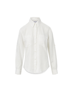 Veronica Beard Gil Linen Shirt - Off-White