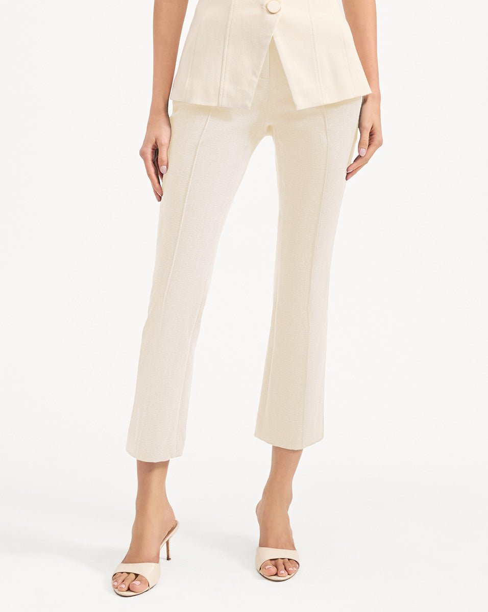 Veronica Beard Kimra Pant - Ecru