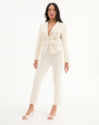 Veronica Beard Kimra Pant - Ecru