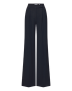 Veronica Beard Marbeau Wide-Leg Pant - Navy