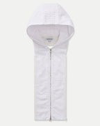 Veronica Beard Marlo Eyelet Hoodie Dickey - White