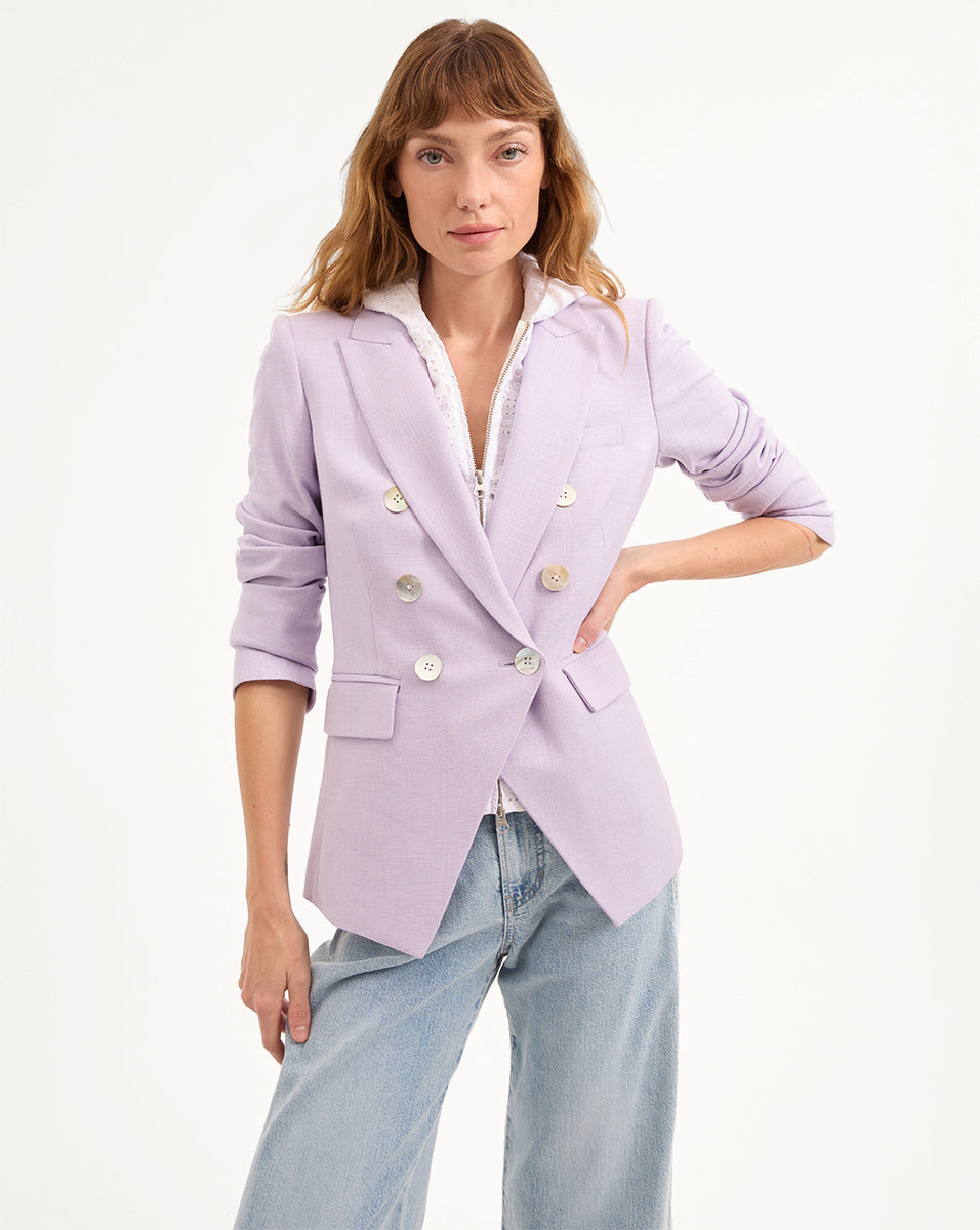 Veronica Beard Marlo Eyelet Hoodie Dickey