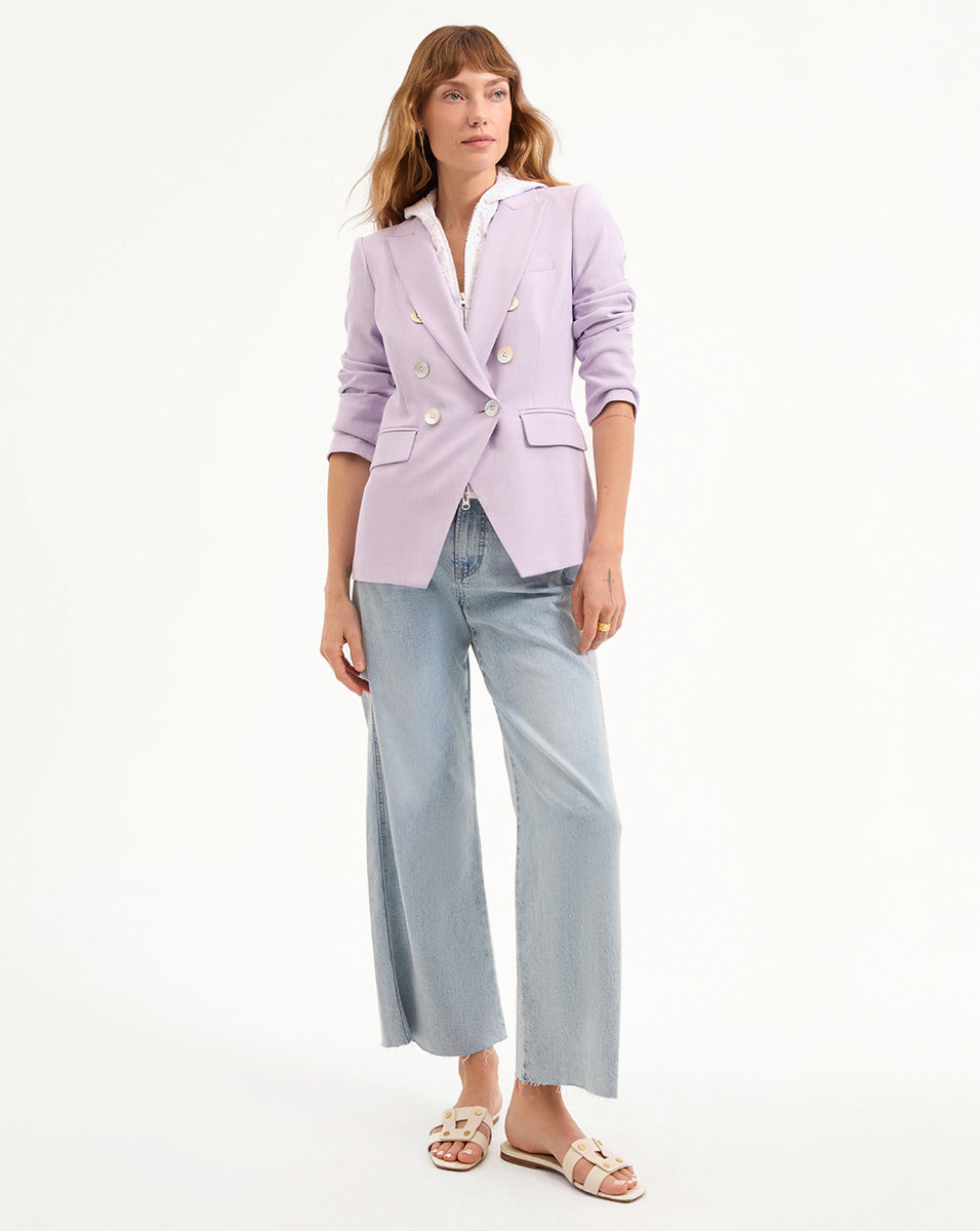 Veronica Beard Marlo Eyelet Hoodie Dickey