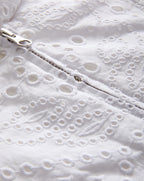 Veronica Beard Marlo Eyelet Hoodie Dickey