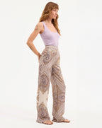 Veronica Beard Birke Cashmere Scoopneck Tank Top - Soft Lilac