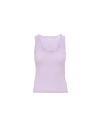 Veronica Beard Birke Cashmere Scoopneck Tank Top Soft Lilac