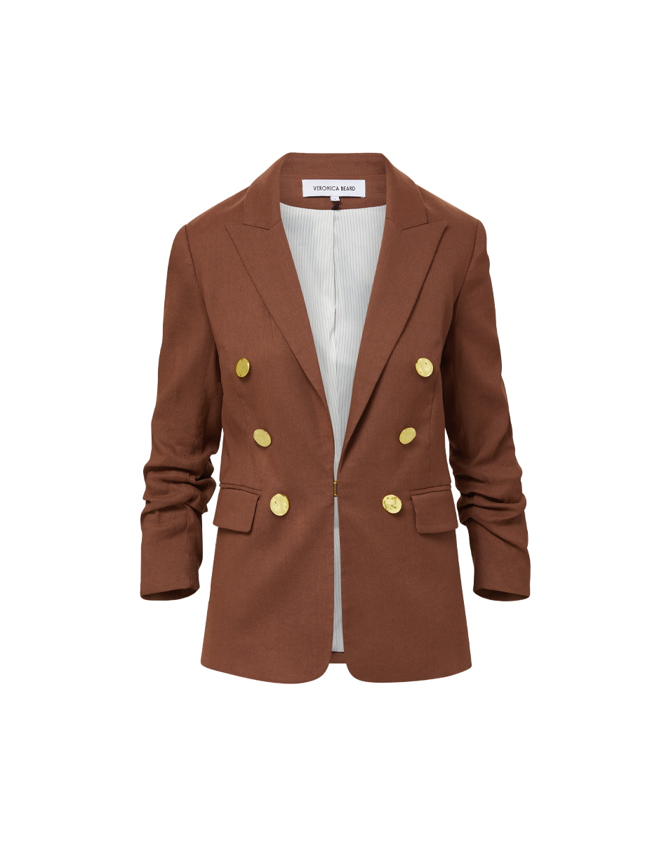 Veronica Beard Beacon Dickey Jacket - Light Chicory