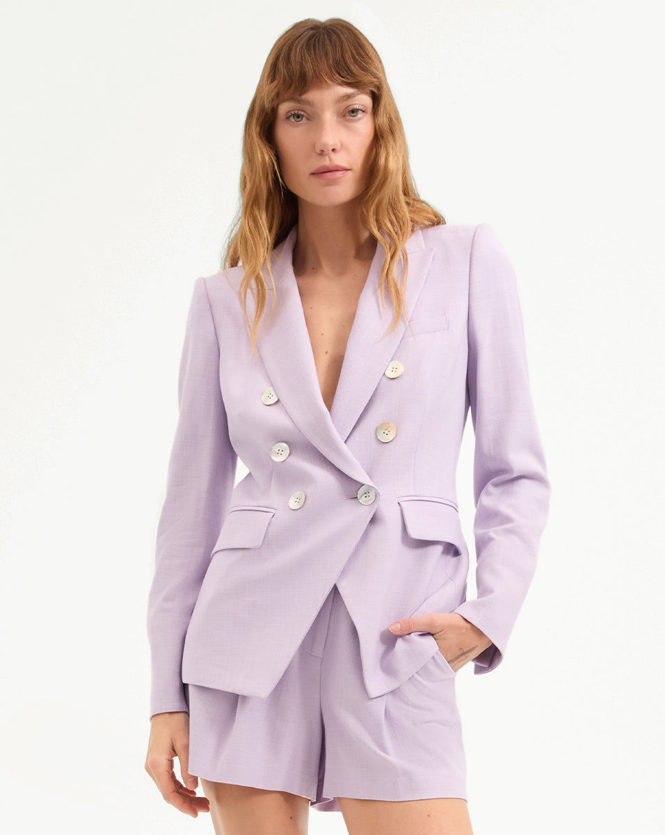 Veronica Beard Miller Dickey Jacket - Soft Lilac