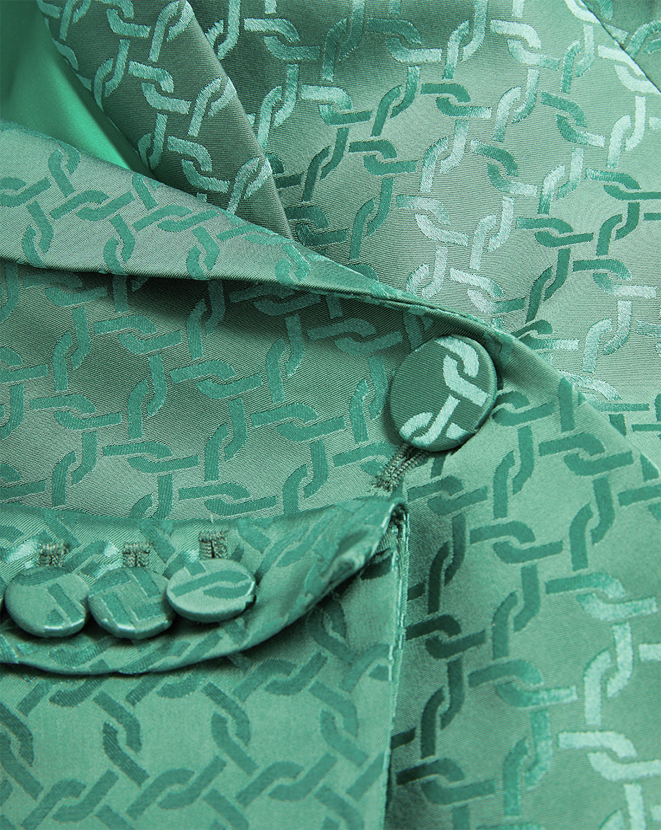 Veronica Beard Issel Wrap Jacket - Clover