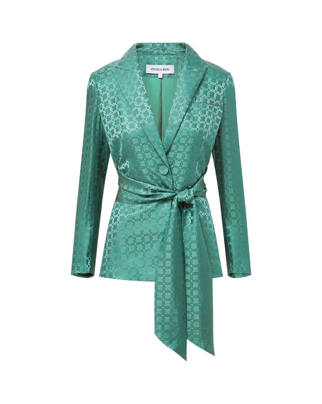 Veronica Beard Issel Wrap Jacket - Clover