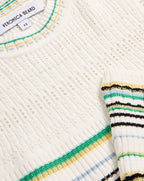 Veronica Beard Dawna Knit Maxi Dress - Off-White Multi