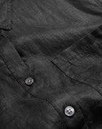 Veronica Beard Gil Linen Shirt - Black