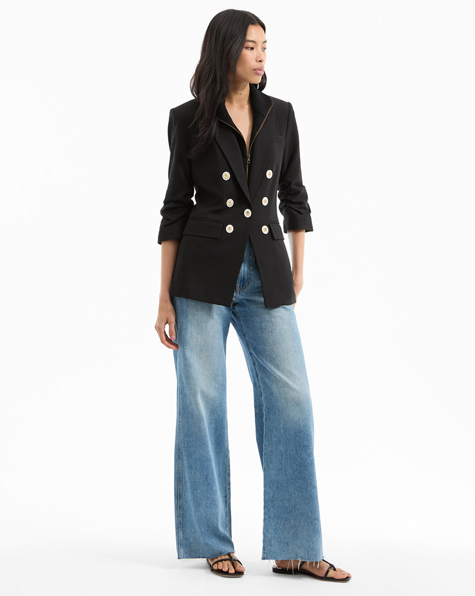 Veronica Beard Tomi Dickey Jacket - Black
